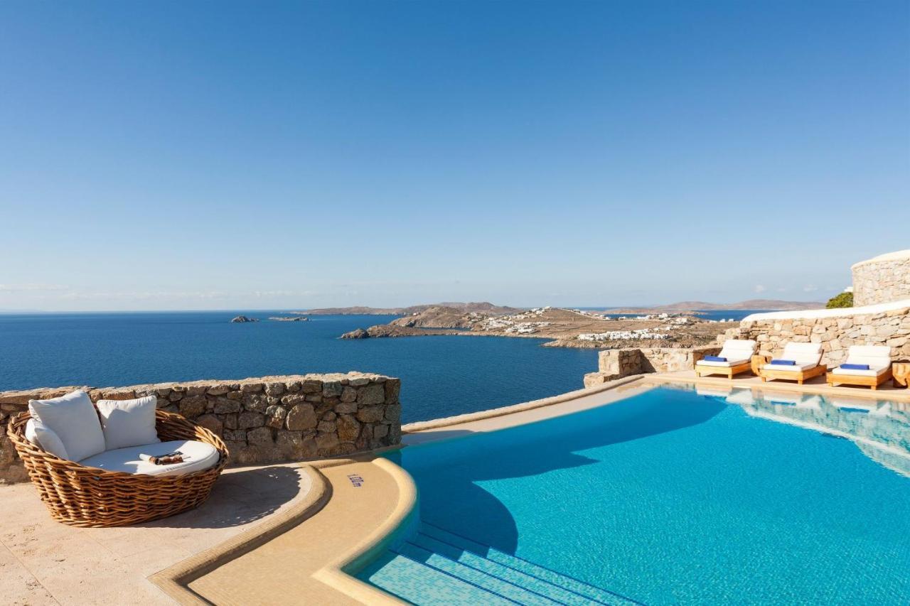 Villa Excellent Mykonos Daphne 3 Bedrooms Stunning Sea Views Psarrou